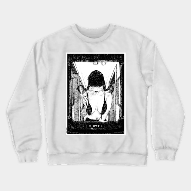 asc 581_La violation de périmètre (Let the right one in) Crewneck Sweatshirt by apolloniasaintclair